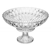 CENTRO MESA CRIST COM PÉ DIAMOND 32CM 